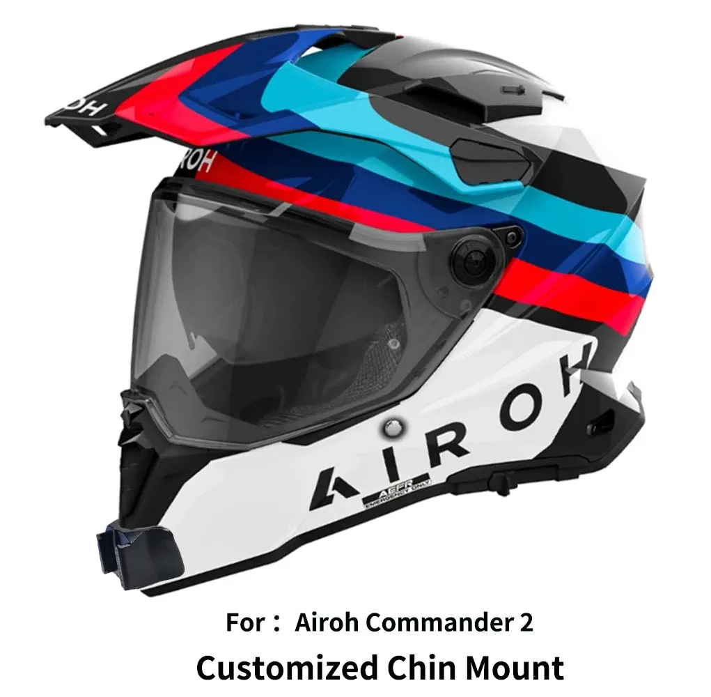 Uchwyt na brodę do kasku Airoh Commander 2, dostosowany do kamer GoPro13 12 DJI Action 6 5pro 4 3 Insta360 X5 X4 X3 AcePro2 Action Camera — zdjęcie produktu 4