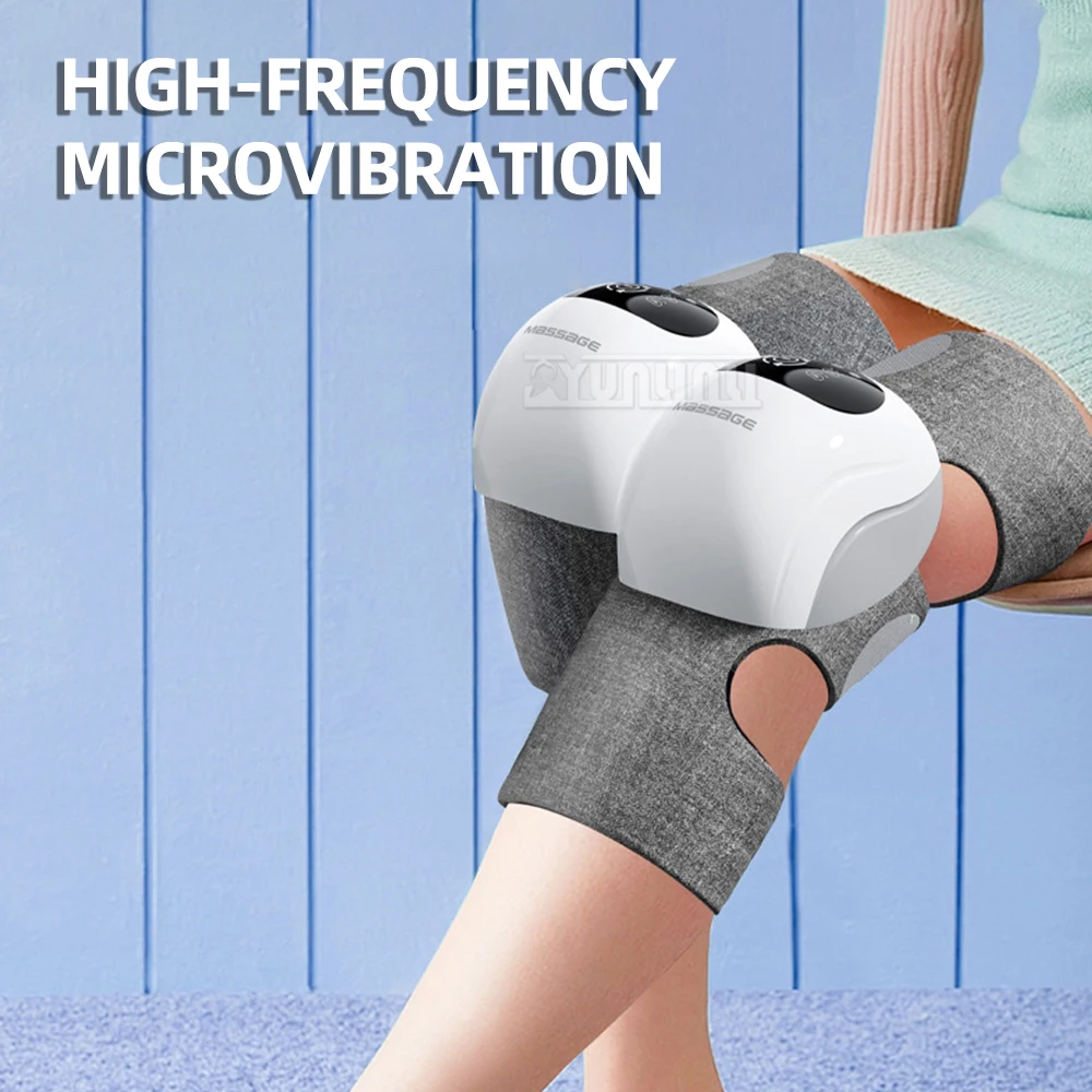 Electric Heated Massage Knee Pad Wireless Knee Vibration Massager