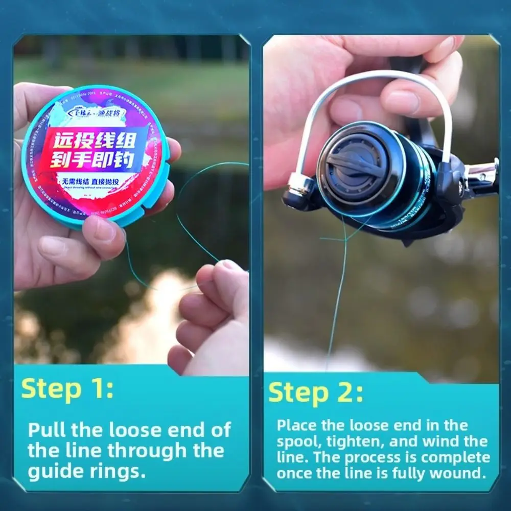 Ready To Use Automatic Bobber Fishing Line Set Easy Casting Smooth Retrieva Automatic Slip Bobber Day and Night Dual-Purpose view 3