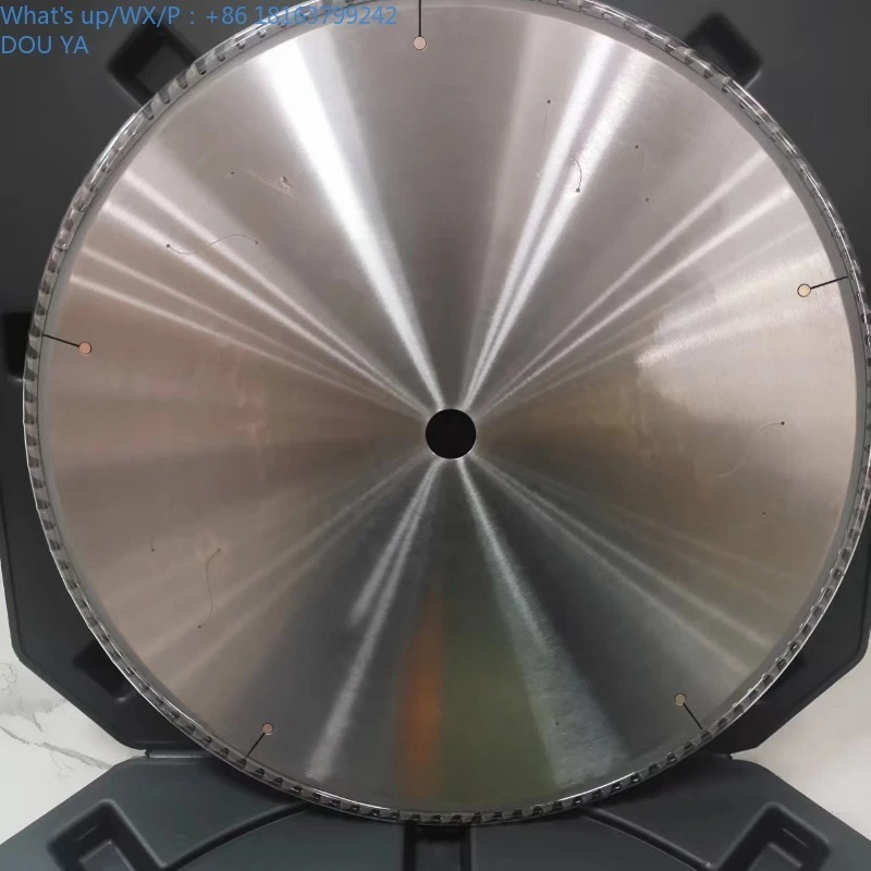 Cortador de hoja de sierra de carburo sólido soldado personalizado de fábrica, acabado blanco para hoja de máquina de sierra de calar de aleación de madera de acero