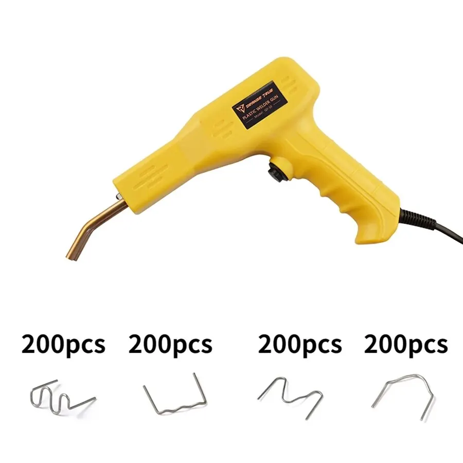 Plastic Welder Welding Machine Car Bumper Soldering Gun 4 Types Staples for Bumper/Kayak/Plastic Product Repairs