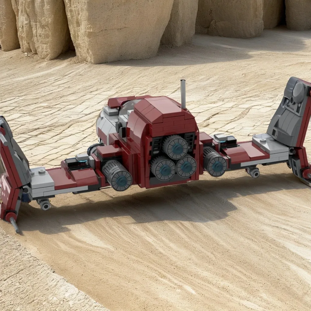 

470 шт. MOC No Man's Sky Radiant Pillar BC1 Научно-фантастическая модель космического корабля DIY модель строительные блоки игрушки на день рождения подарок