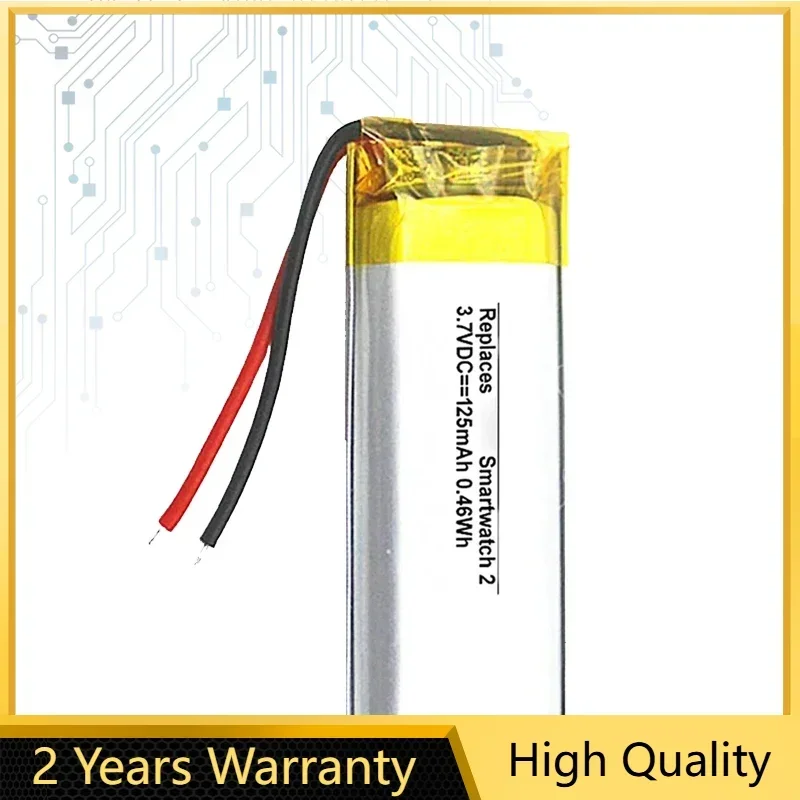 Watch Battery 125mAh For Sony Smartwatch 2,SW2, RD-0050 AHB412033PS