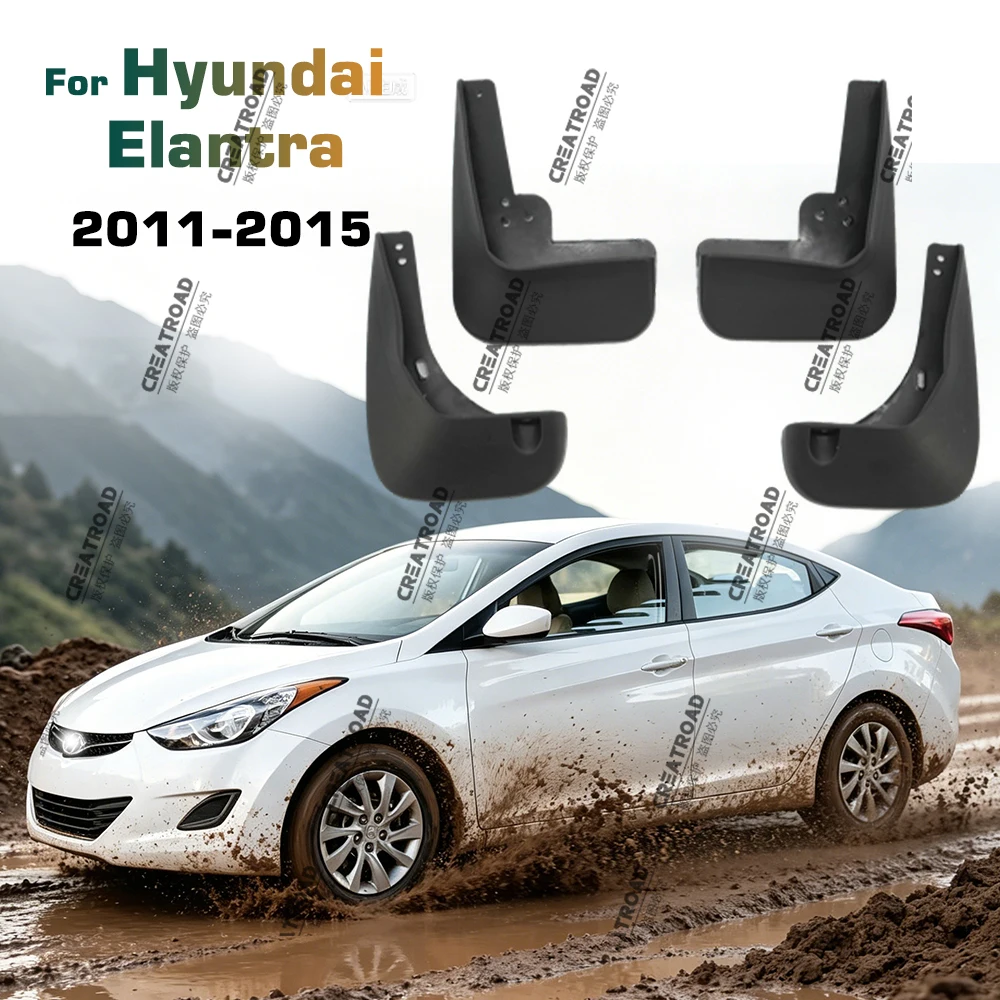 Für Hyundai Elantra MD 2011 2012 2013 2014 2015 Limousine Schmutzfänger Spritzschutz Kotflügel Styling Schmutzfänger Zubehör