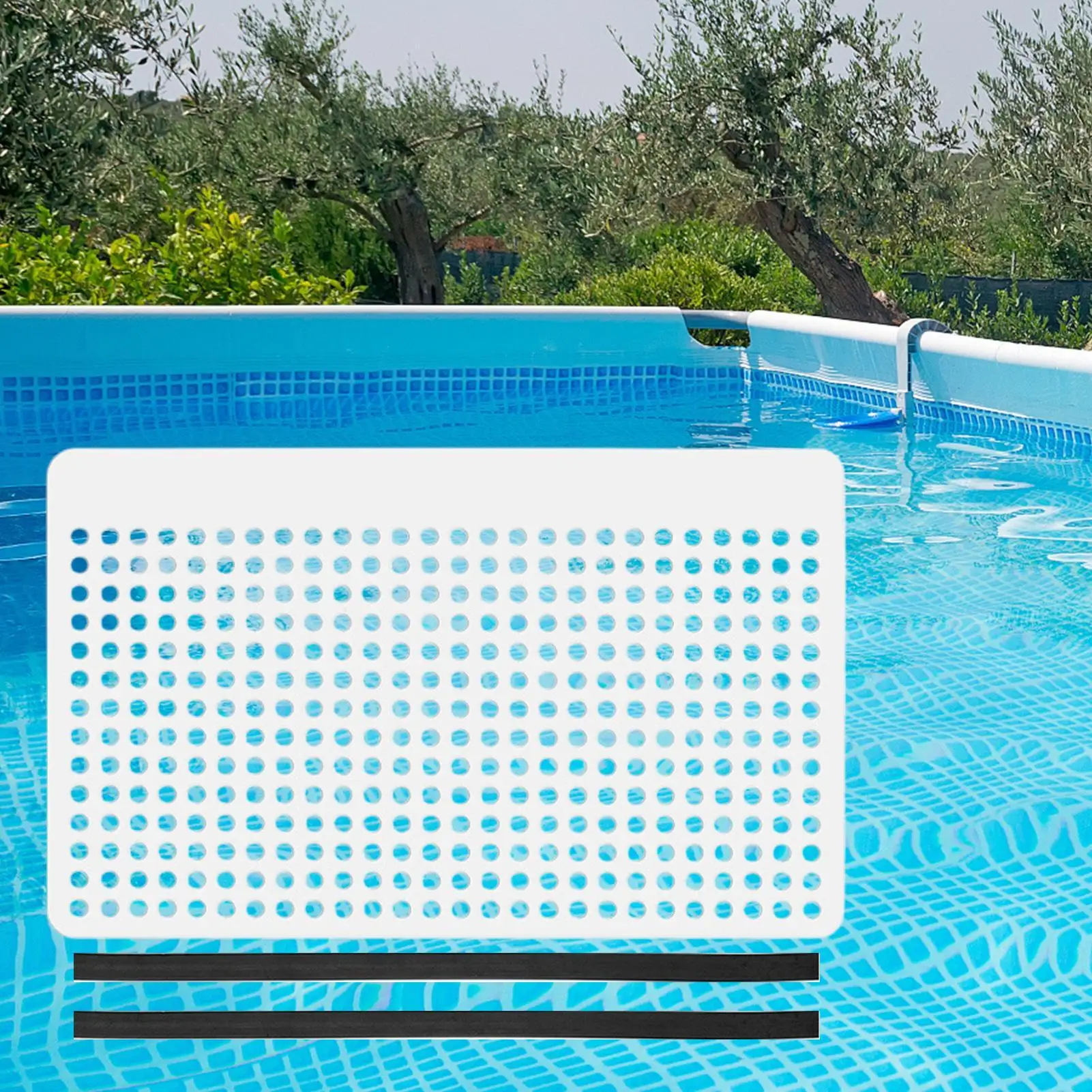 Pool Skimmer Screen Rustproof Fine Mesh Prevent Clogging Easy Installation Leaf Catcher Screen Guard For Home Gym Park Hotel