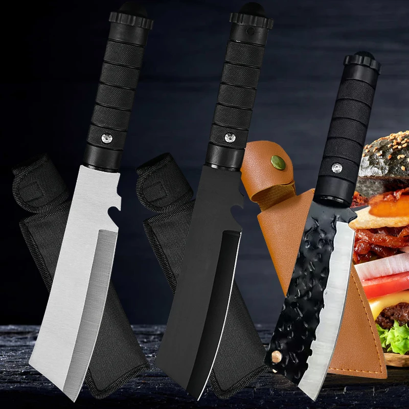 

Household Vegetable Cutting Knives Hammer Forged Slicing Knife Stainless Steel Butcher Boning Knife Sharp Fish Meat Knife