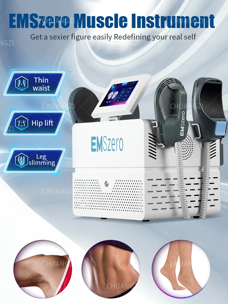Urządzenie do modelowania sylwetki EMSzero, RF Sculpting, odchudzanie, spalanie tłuszczu, stymulacja mięśni, 6500W HI-EMT Myoslim (5handle RF) — Zdjęcie 2 z 2