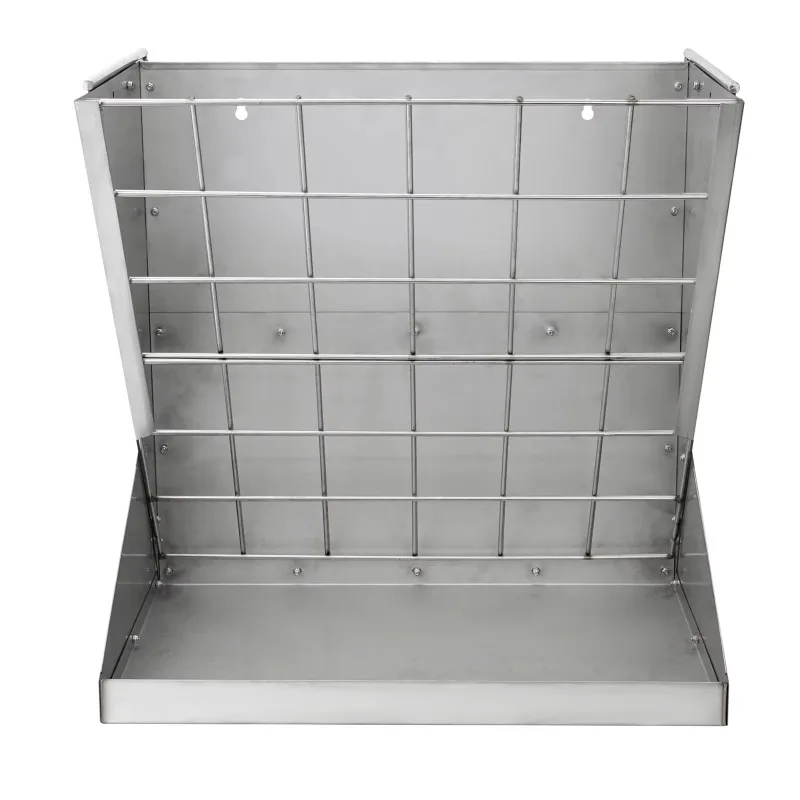 

Stainless Steel Goat Sheep Feeding Trough Large Capacity Grain and Hay 2 in 1 Horse Feeder Trough