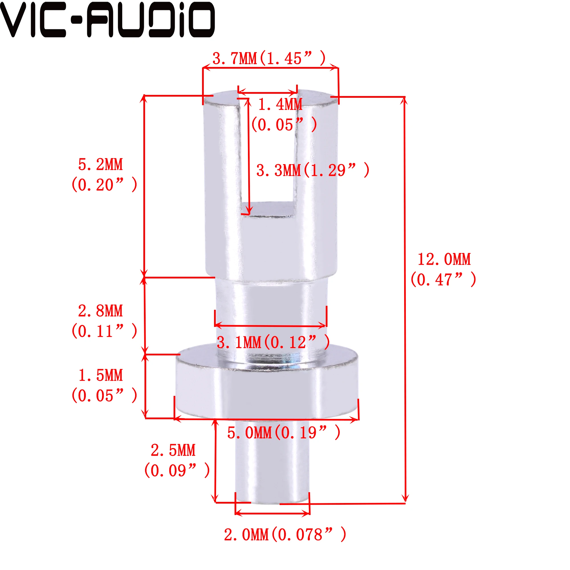 터렛 러그 보드 용접 손톱 터미널 태그 보드 1mm ~ 2.5mm 보드 오디오 튜브 증폭기 키트 용 주석 도금 구리 터렛 DIY