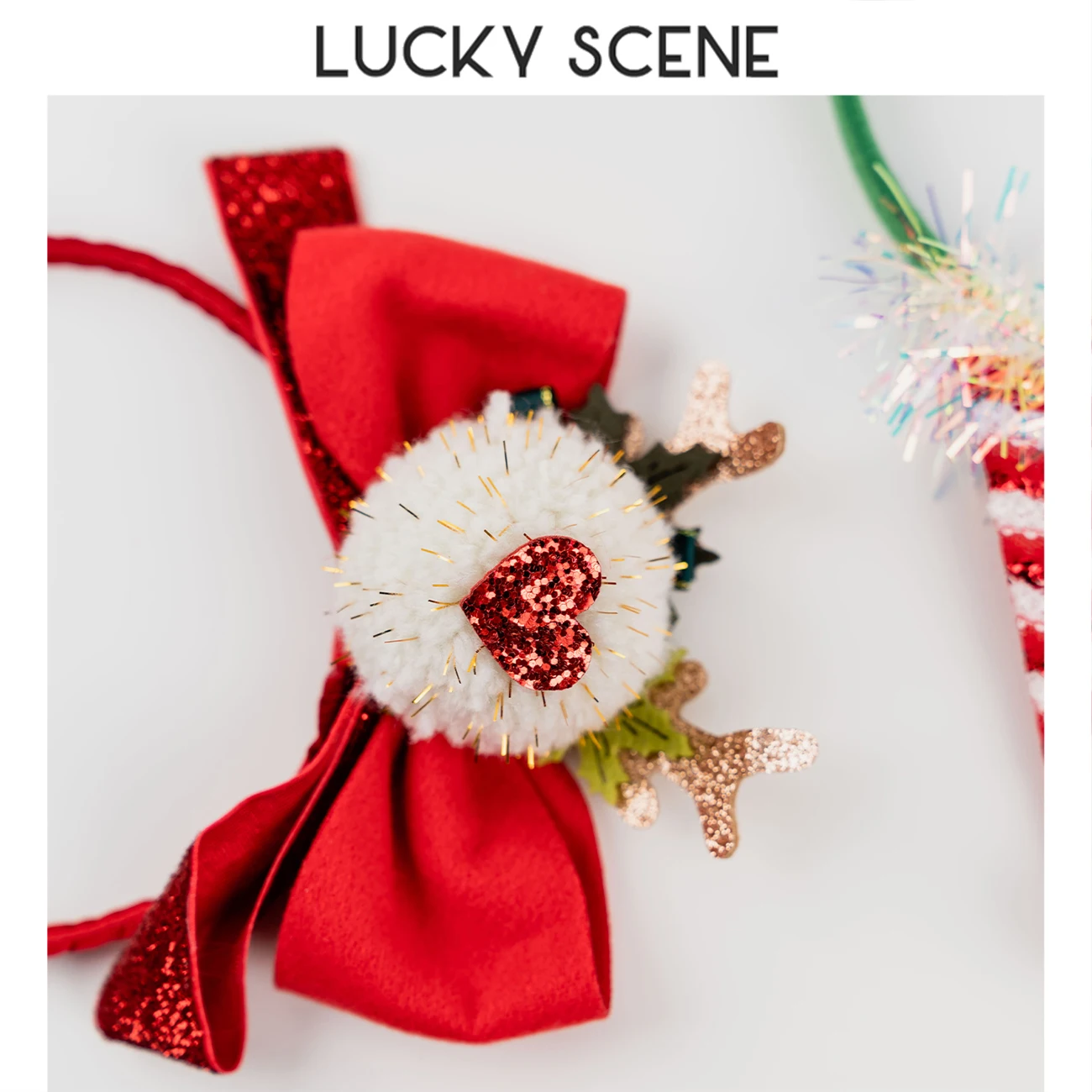 Christmas Headbands Hair accessories Hairpins Holiday Gifts Antlers Bows Party Dressups S01797