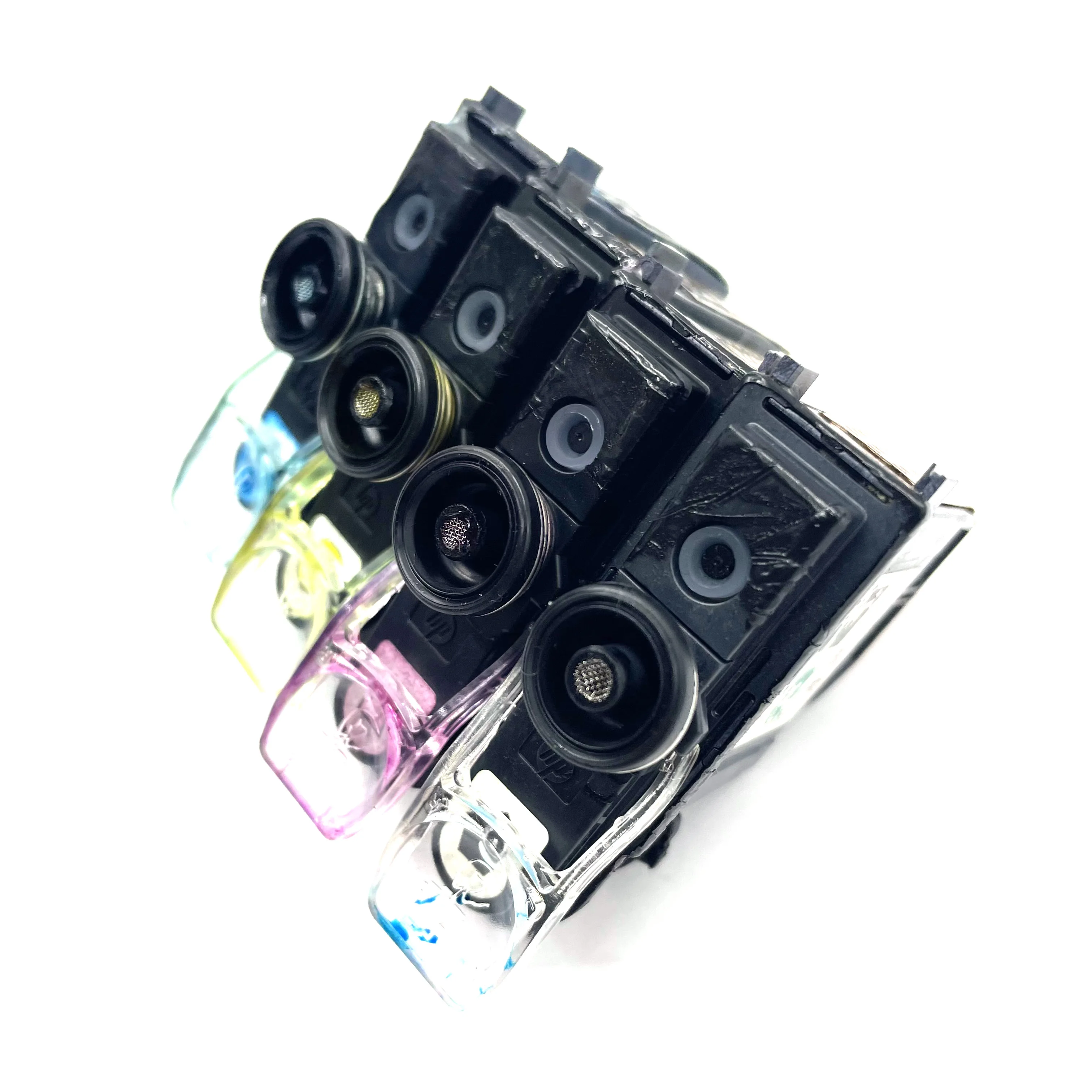 Cabeça de impressão 4 unidades, cabe para hp officejet 14 d145 xi 7310 7410 7110 d135 d125 d125xi peças de impressora