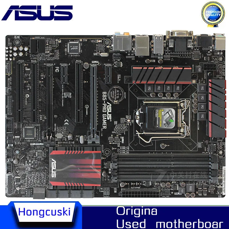 

For ASUS B85-PRO GAMER Used LGA 1150 For Intel B85 motherboard Socket LGA1150 DDR3 SATA3 USB3.0 SATA3 Desktop motherboard