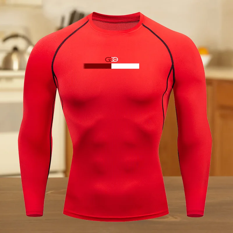 ضغط تي شيرت الرجال كمال الاجسام ملابس رياضية قصيرة الأكمام سريعة الجافة تجريب قمصان الرياضة بلايز المحملة رياضة الجري تي شيرت الحرس