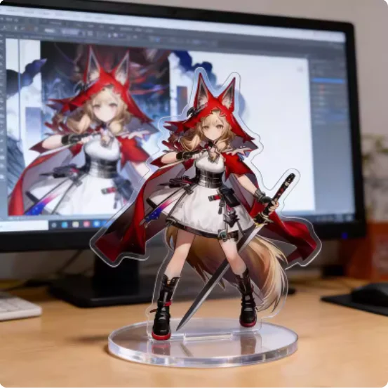 Japanese Anime Arknights Rossi 10cm Acrylic Stand Figure Model Plate Cosplay Collection Desktop Decor Gifts XYZ