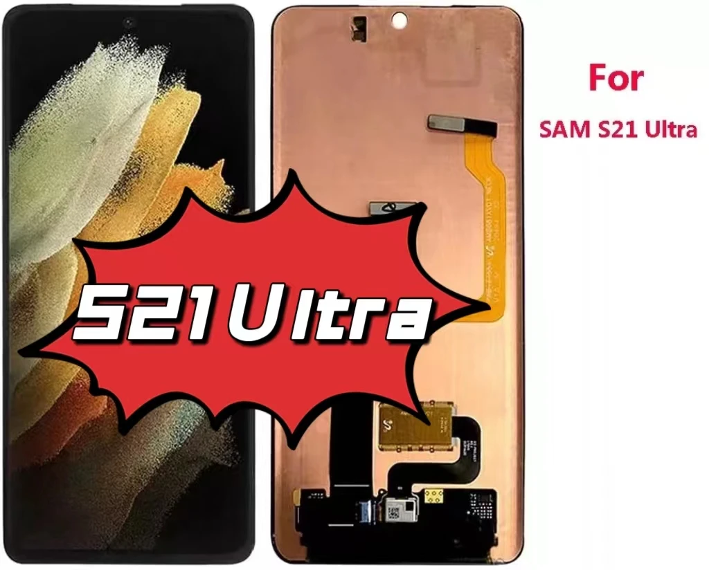 for samsung s21Ultra LCD for Samsung Galaxy S21Ultra 5G G998F SM- G998A G998U G998F/DSF/DS Display Touch Screen Digitizer