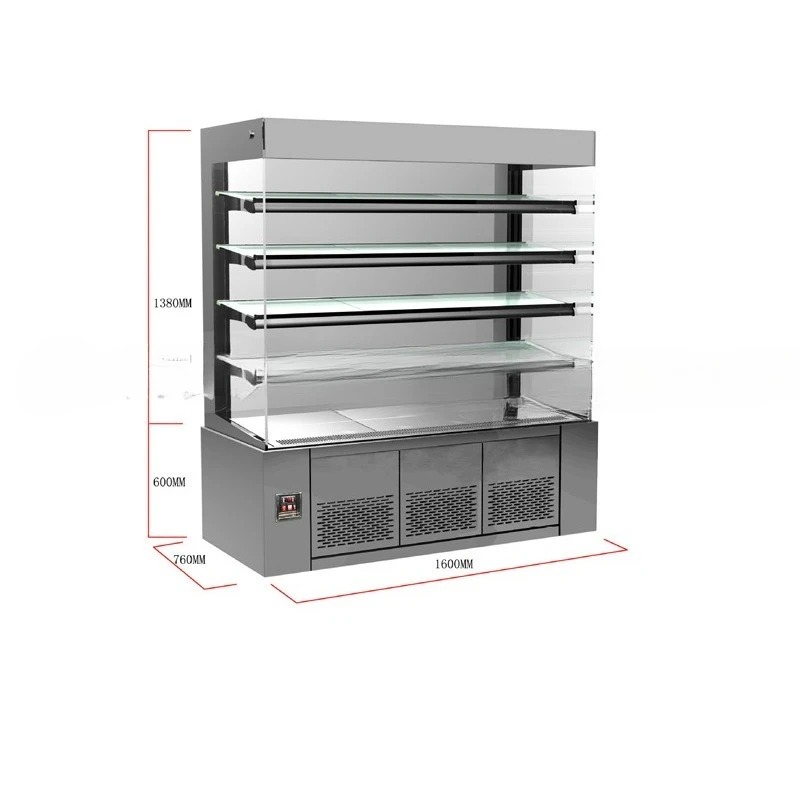 Air curtain crisper Bread open cabinet Bakery equipment
