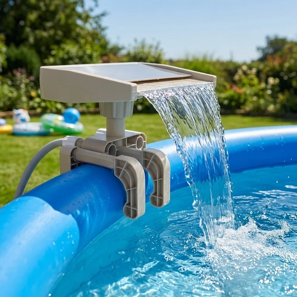 Waterfall Fountain Head Compatible with For Inflatable Pools Featuring Detachable Design and Adjustable Outlet