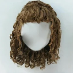 JD243 1/6 1/4 1/3   Teddy rolled half draped Doll Wigs  YOSD MSD SD DOD Qbaby Synthetic Mohair BJD Doll Accessories
