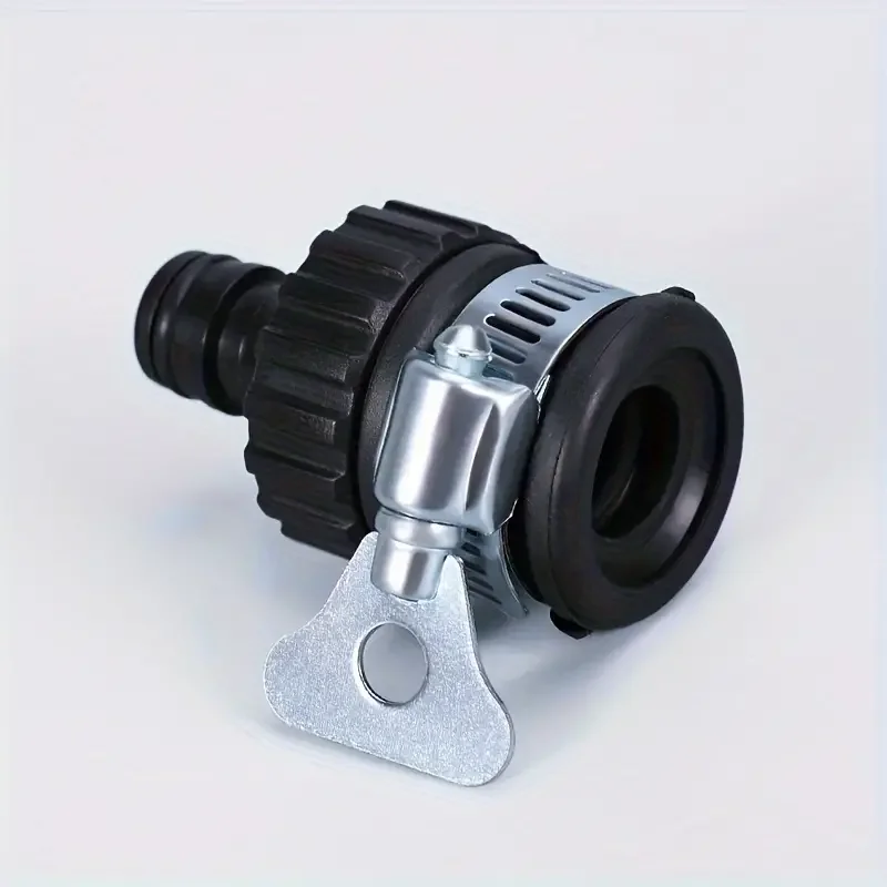 Universal High-Pressure Hose Connector with Built-in Water Filter - Fits EU/US Threads, Leak-Proof for Car Wash Guns & Garden Wa #4