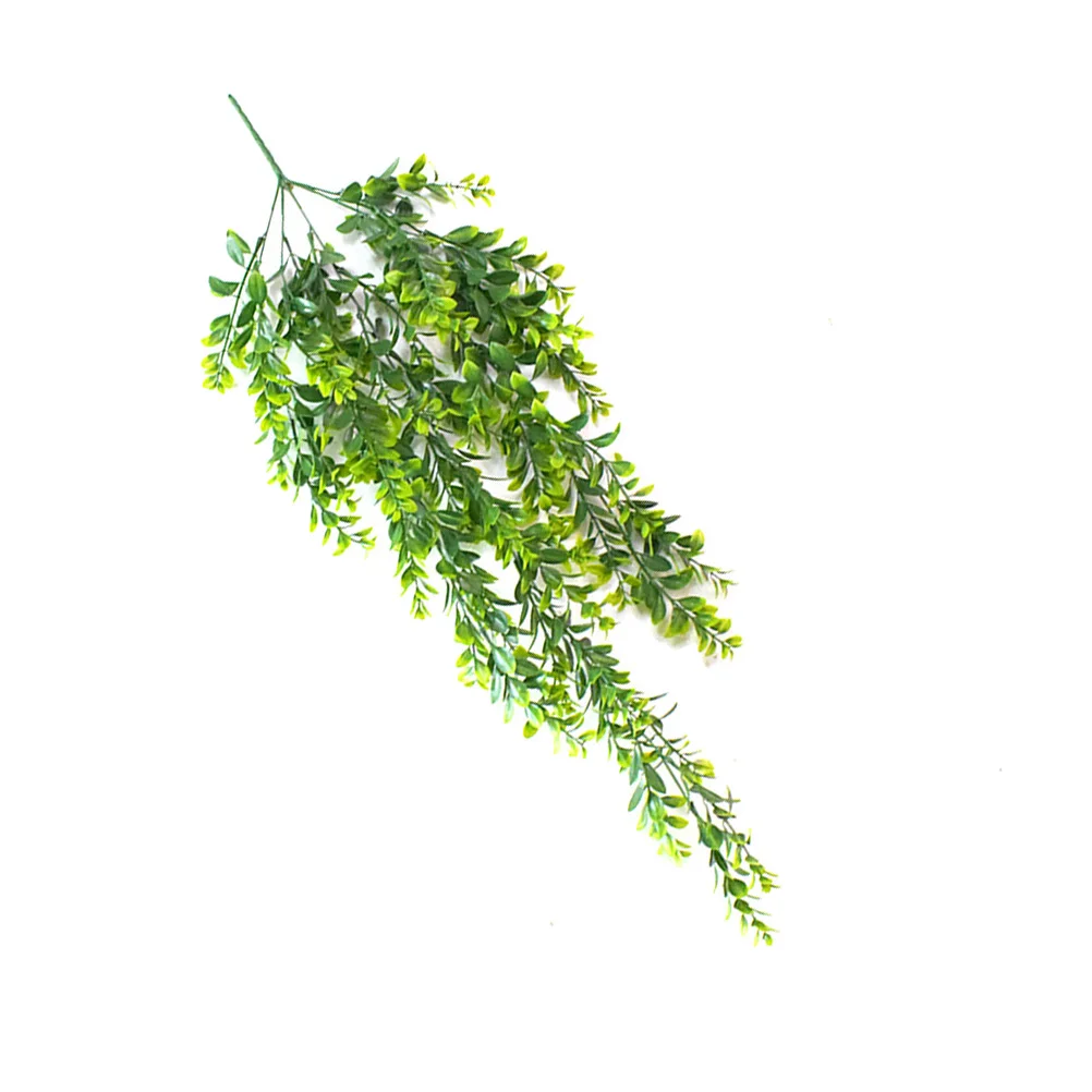 

Artificial Hanging Plant Imitation Faux Greenery Stems Decor Lifelike Leaf for Indoor Home Bedroom Decor Plant