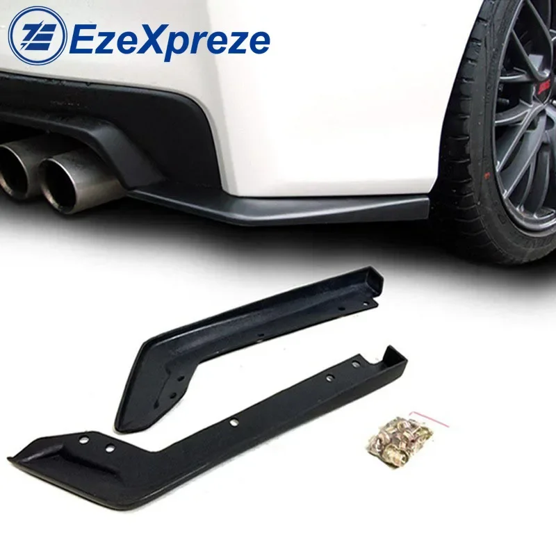 

A Pair Car Rear Bumper Spat Valance Lip Splitters Guard for Subaru Impreza WRX Sti OE Style 2015 2016 2017 2018