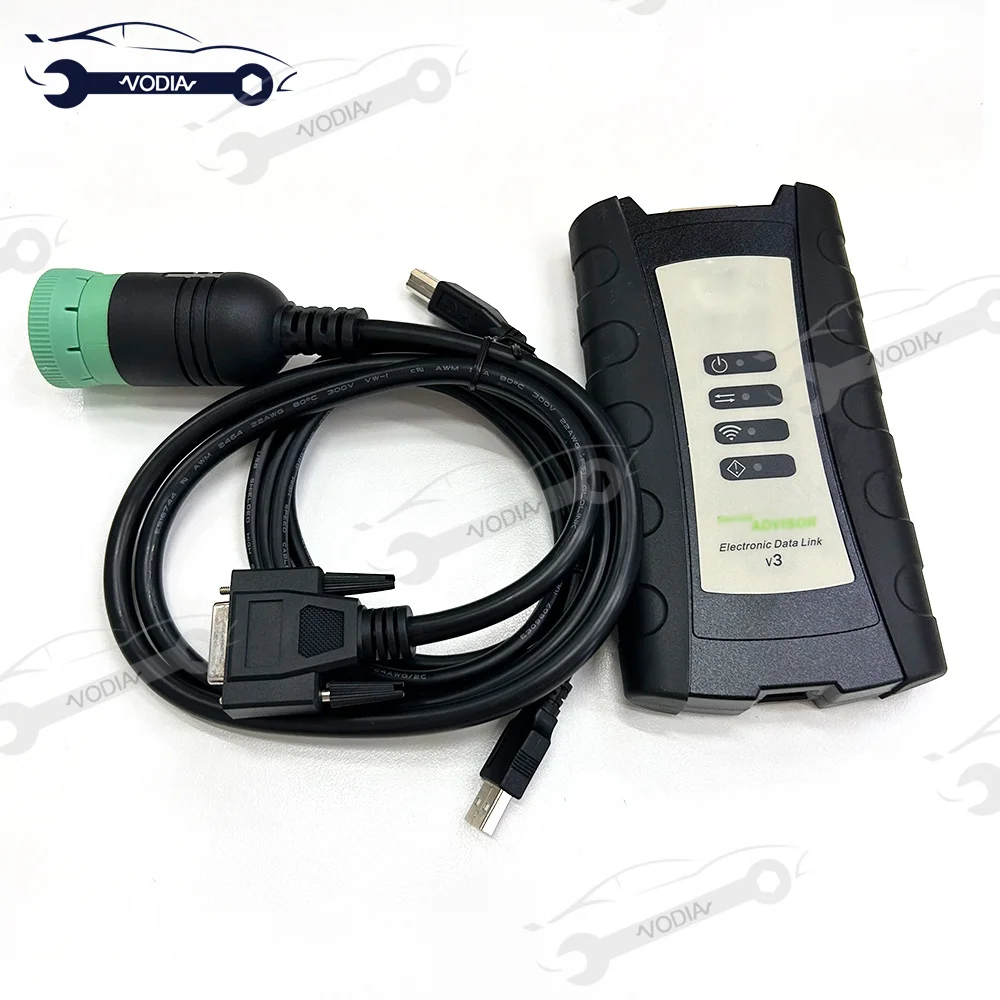 

for EDL V3 Electronic Data Link EDL v3 Adapter construction agriculture diagnostic tool scanner replace edl v2