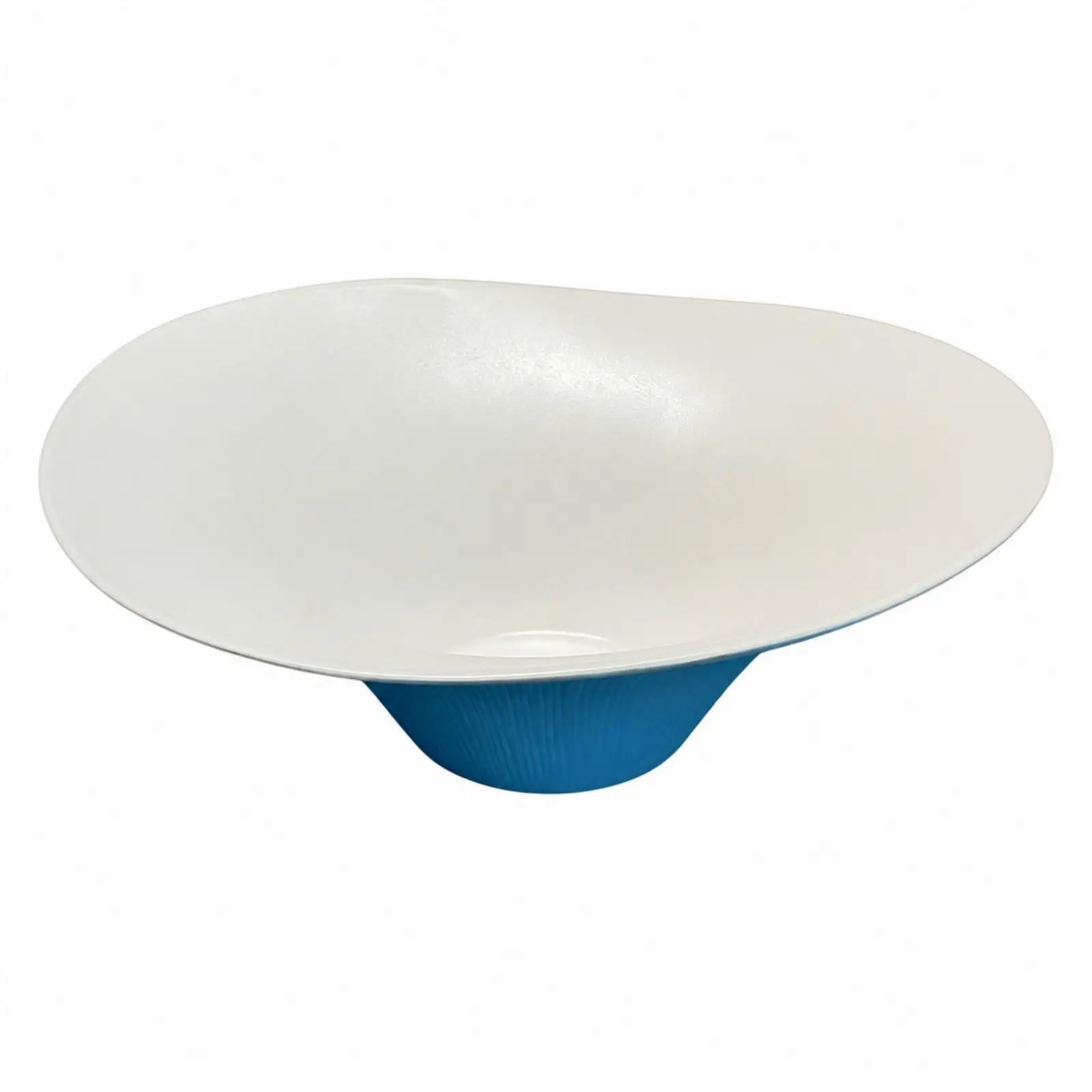 Elegant Oval Melamine Sushi Plate with Pedestal for Sashimi Display and Party Table Decor