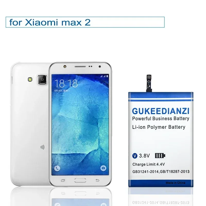 GUKEEDIANZI 배터리 BN50 6000mAh, 샤오미 max2 Max 2 배터리