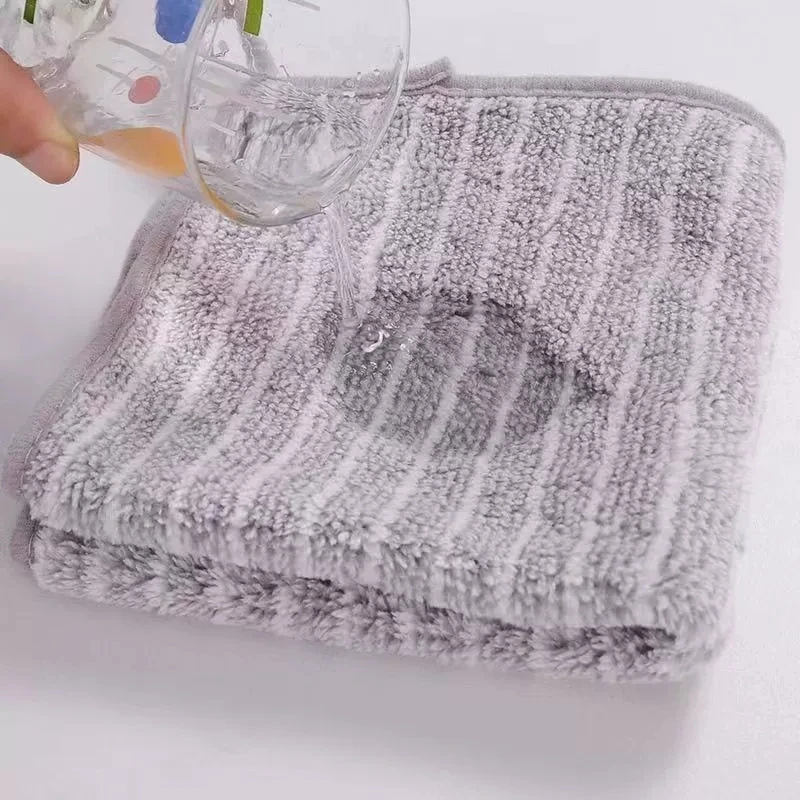 5/10/20pcs Kitchen Cloth Dish Towels Super Absorbent Coral Velvet Dishtowels Nonstick Oil Washable Fast Drying