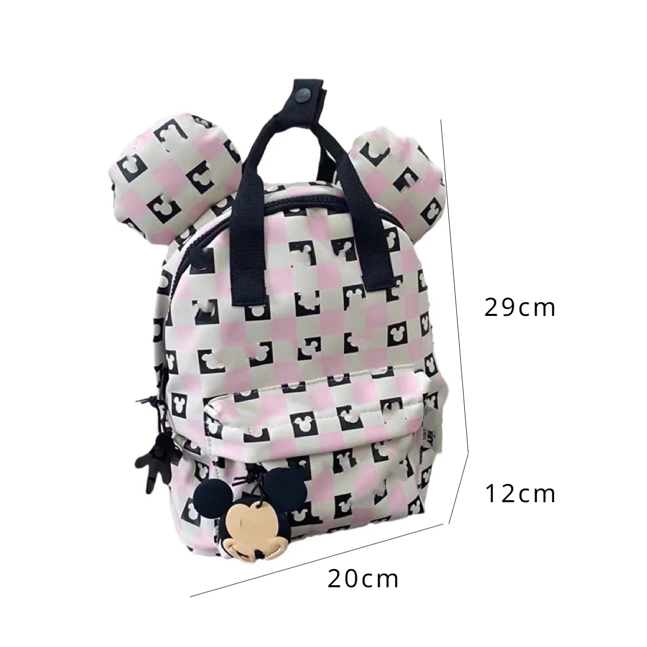 Disney Girls Backpacks Mickey Mouse Kawaii Bags Print Sequin Travel Storage Fashionable Schoolbags Kindergarten Mini Backpack