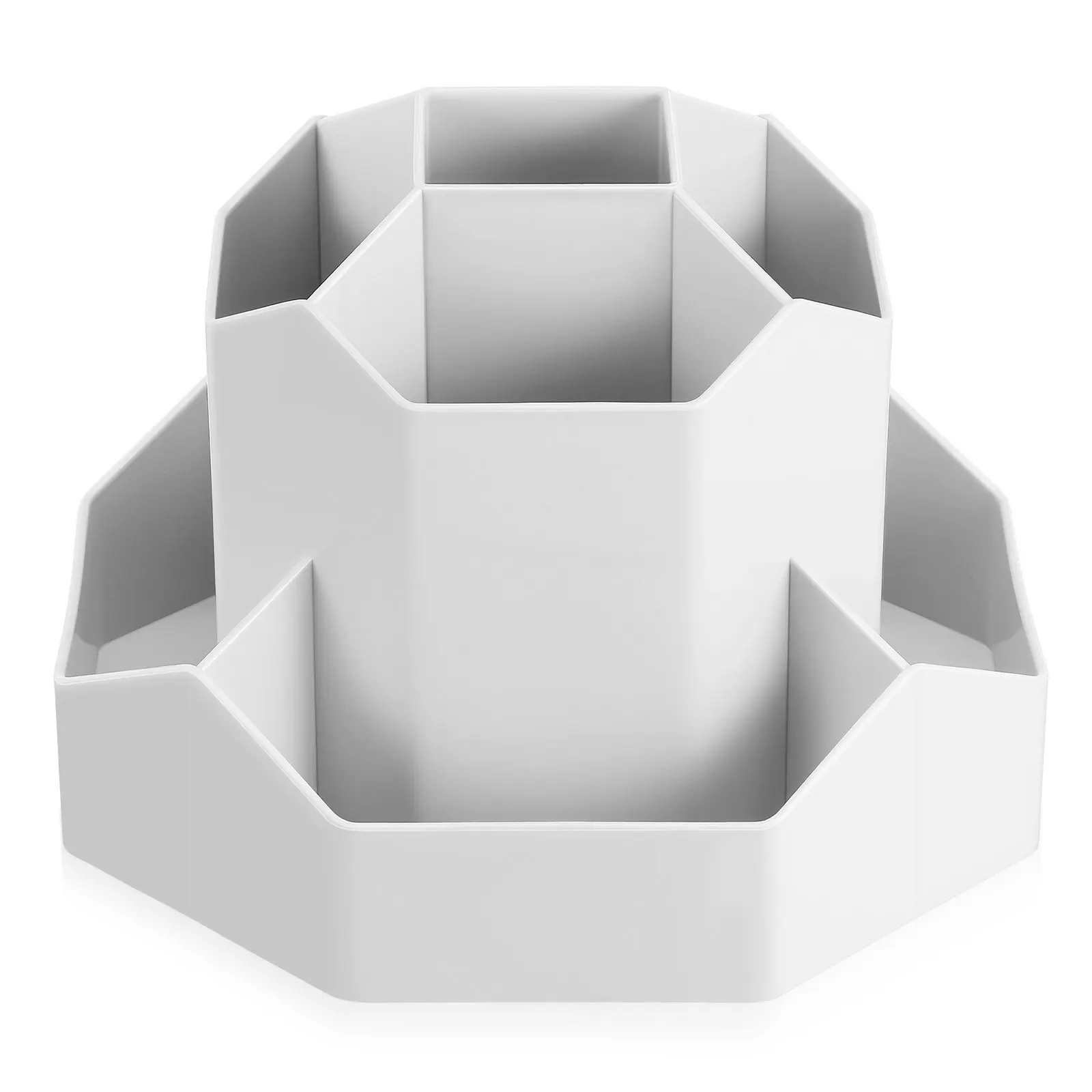 

Вращающийся органайзер для ручек и карандашей с несколькими отделениями, подставка для канцелярских принадлежностей, милый офисный декор