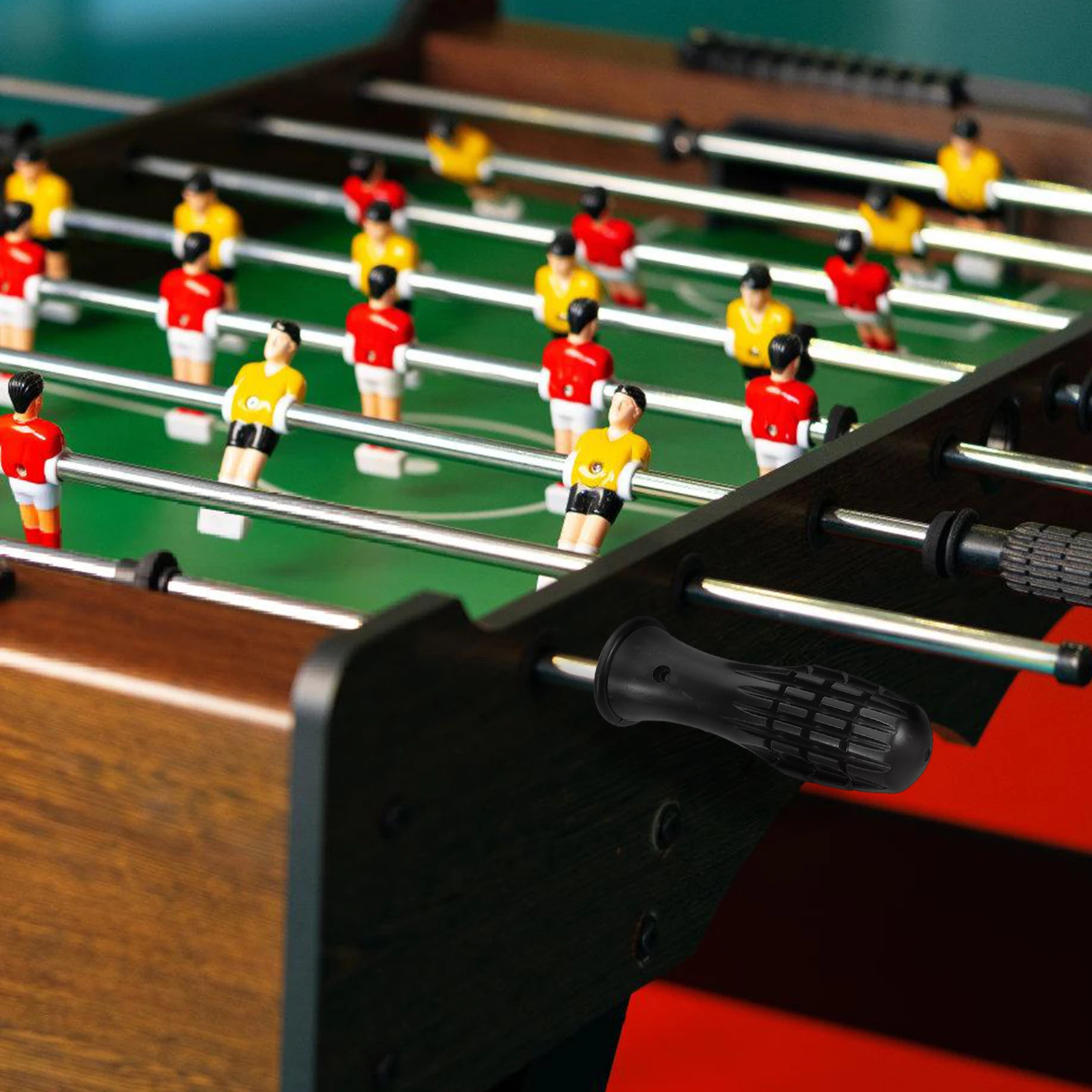 

4 Pcs Football Table Desktop Player Machine Handles Plastic Foosball Accessory