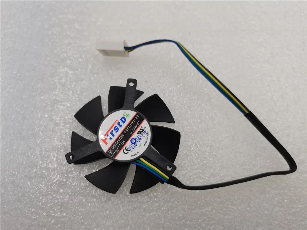 FAN FOR ZOTAC DF0501012BBG4A Graphics Card Cooling Fan Dc12v 0.16a 4pin FD5010U12D