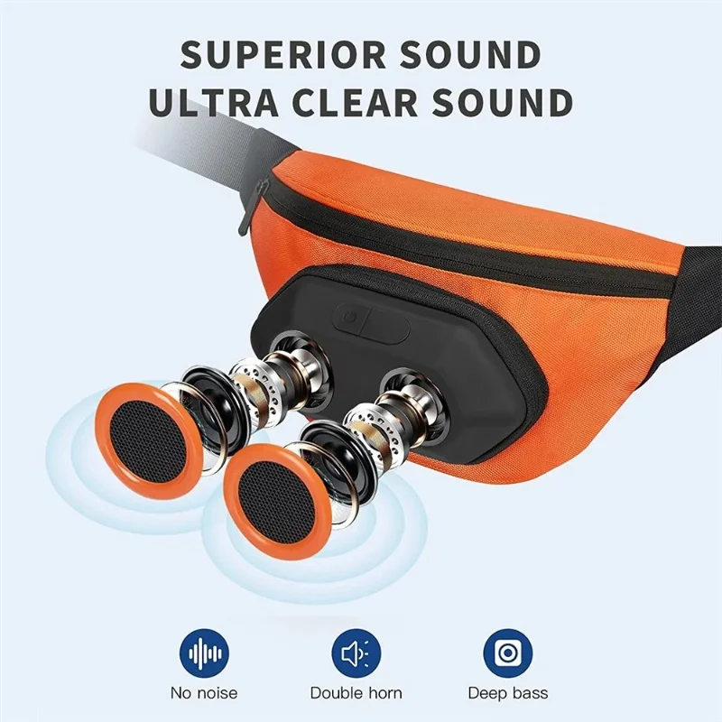 Bicycle Portable Speaker Bodypack USB Bluetooth Sound Audio Sports Waterproof Outdoor Small Audio Running On A Mountain Climbing