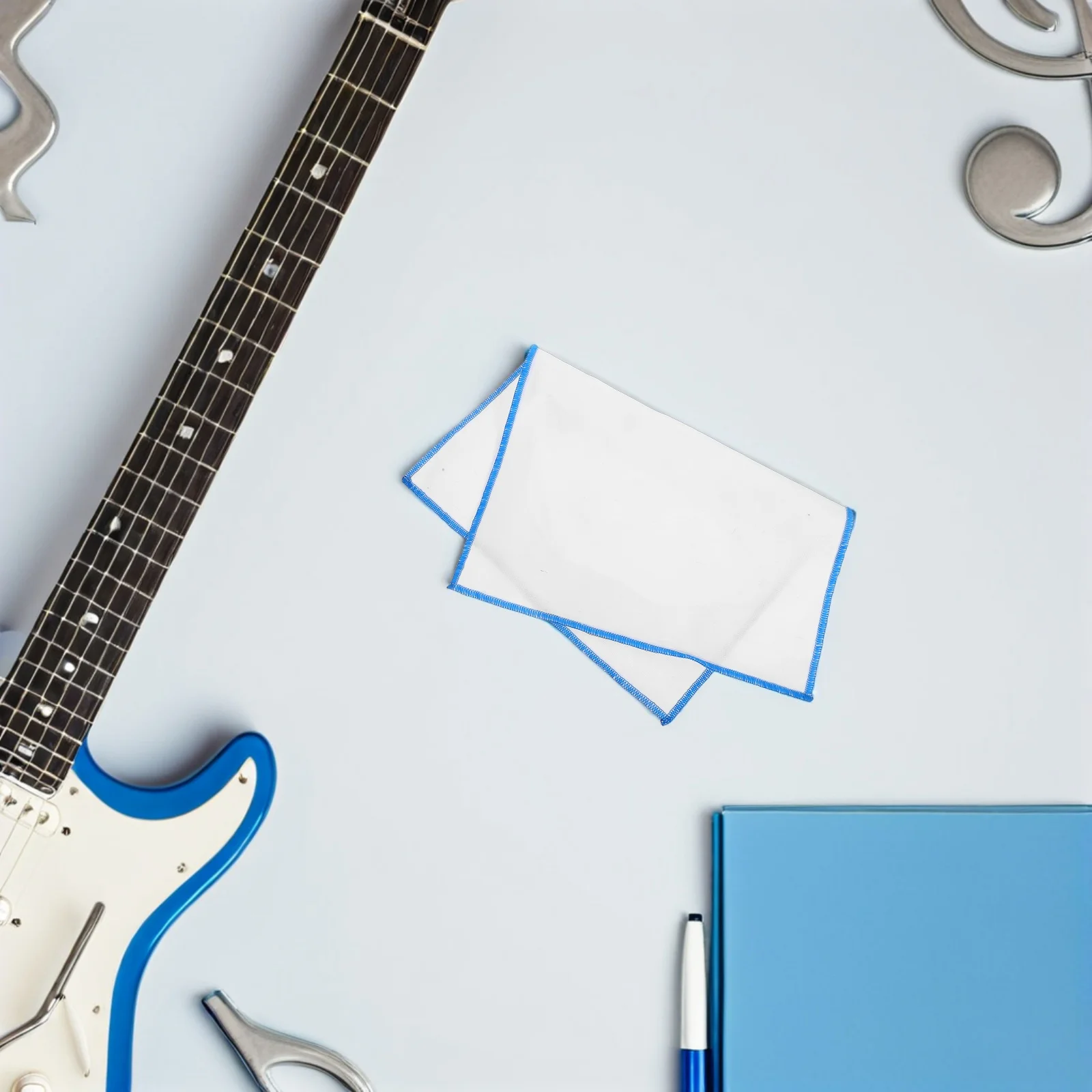 

1pcs Flute Cloth Gauze Cotton Violin Cloth Instrument Accessories for Wind Tube Sax Clarinet Cleaner Kit Supply