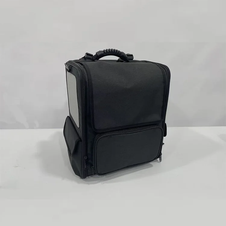 

Portable Foldable Pet Backpack for Cats and Dogs, Breathable and Durable Travel Carrier, Stylish Large-Capacity Bag