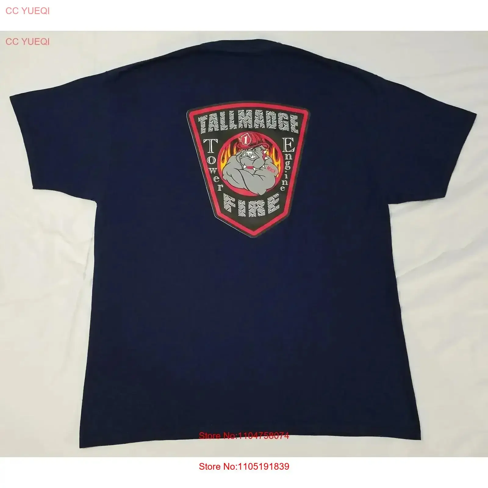 

Футболка Tallmadge Ohio Tower Engine Fire Departmen, размер XL, винтажная стираная модная слегка дышащая удобная уличная одежда