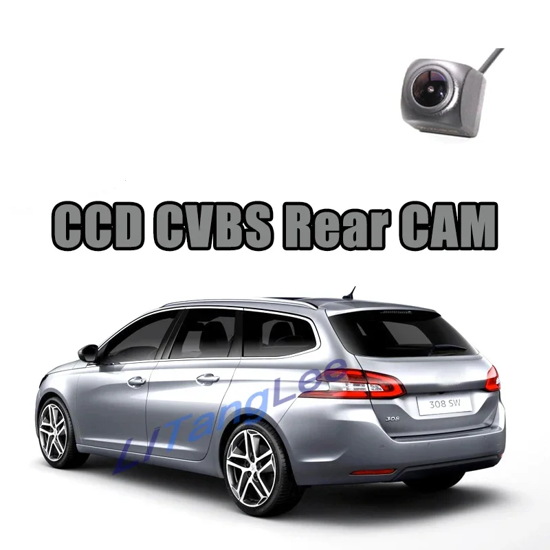 

For Peugeot 308 Station Wagon ​Car Rear View Camera CCD CVBS 720P Reverse Night Vision WaterPoof Parking Backup CAM