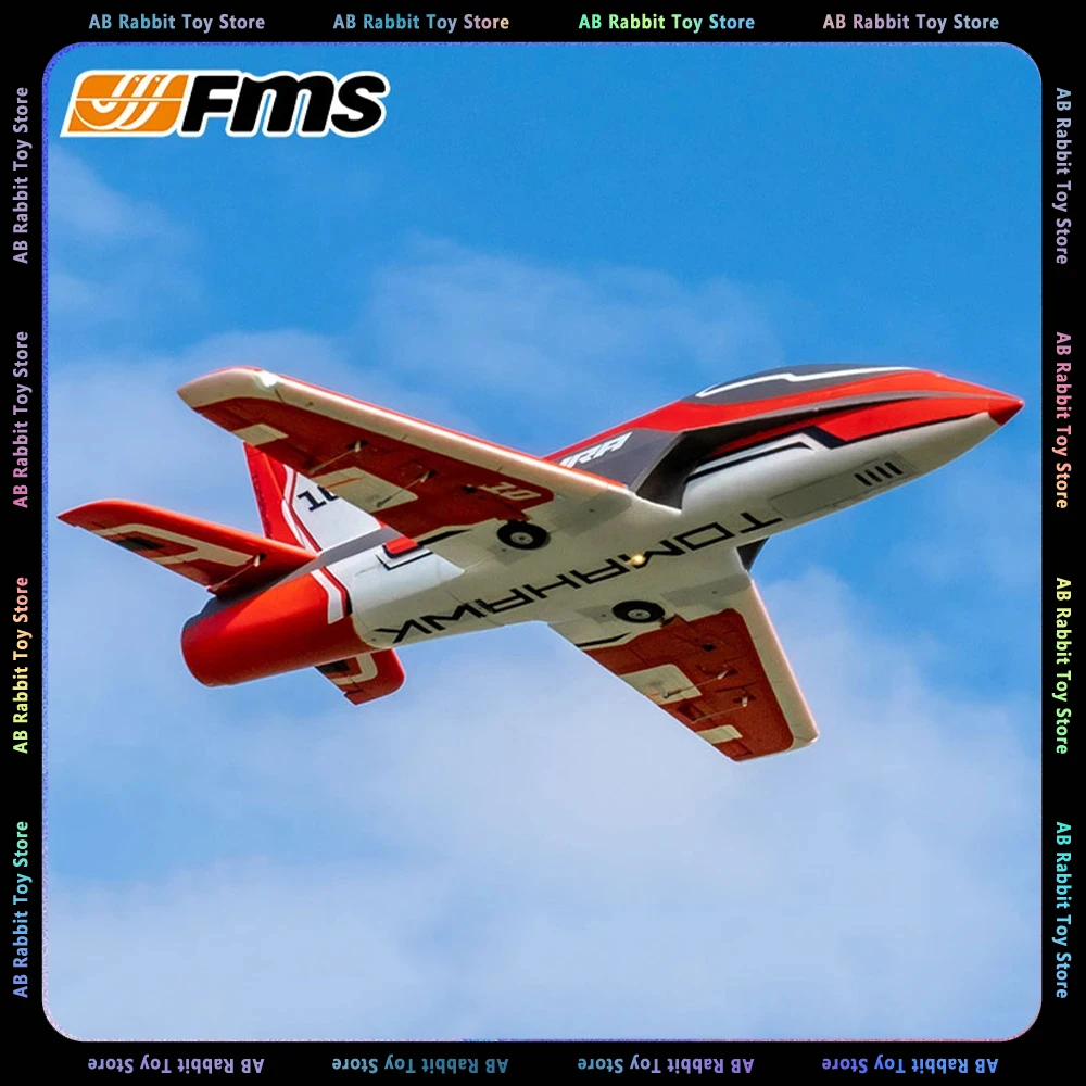 

80mm FMS Rc Airplane Futura V3 Tomahawk With Flaps Sport Trainer Ducted Fan Edf Jet Model Collection Decoration Aircraft Gifts