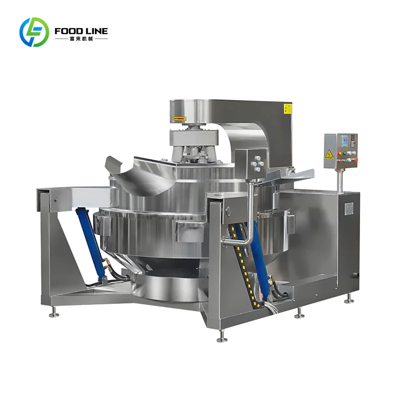 مقلاة كبيرة للبطاطس الصناعية مقلاة صناعية من الفولاذ المقاوم للصدأ #3