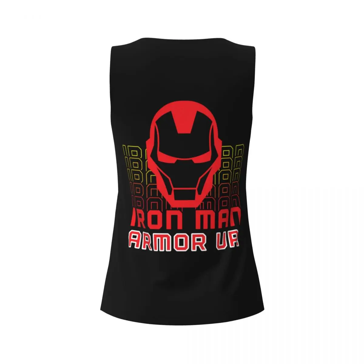 Custom Iron Man Armor Up Workout Tank Tops para as Mulheres, Quick Dry, Camisas Sem Mangas Yoga