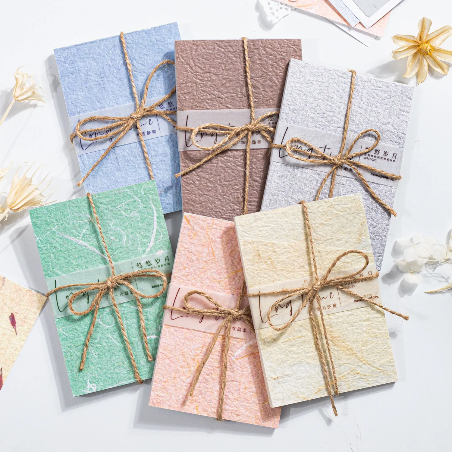 30 pcs Solid color texture material paper Planner Decorative Diary Album handmade DIY Scrapbooking Background paper