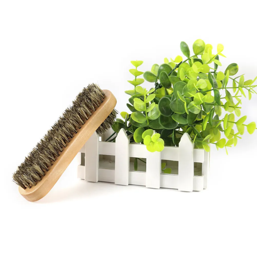 

2 шт. высококачественные щетки для чистки обуви с мягкой щетиной, двусторонние, с удобным угловым дизайном, портативные, легкие, аксессуары для ухода за обувью