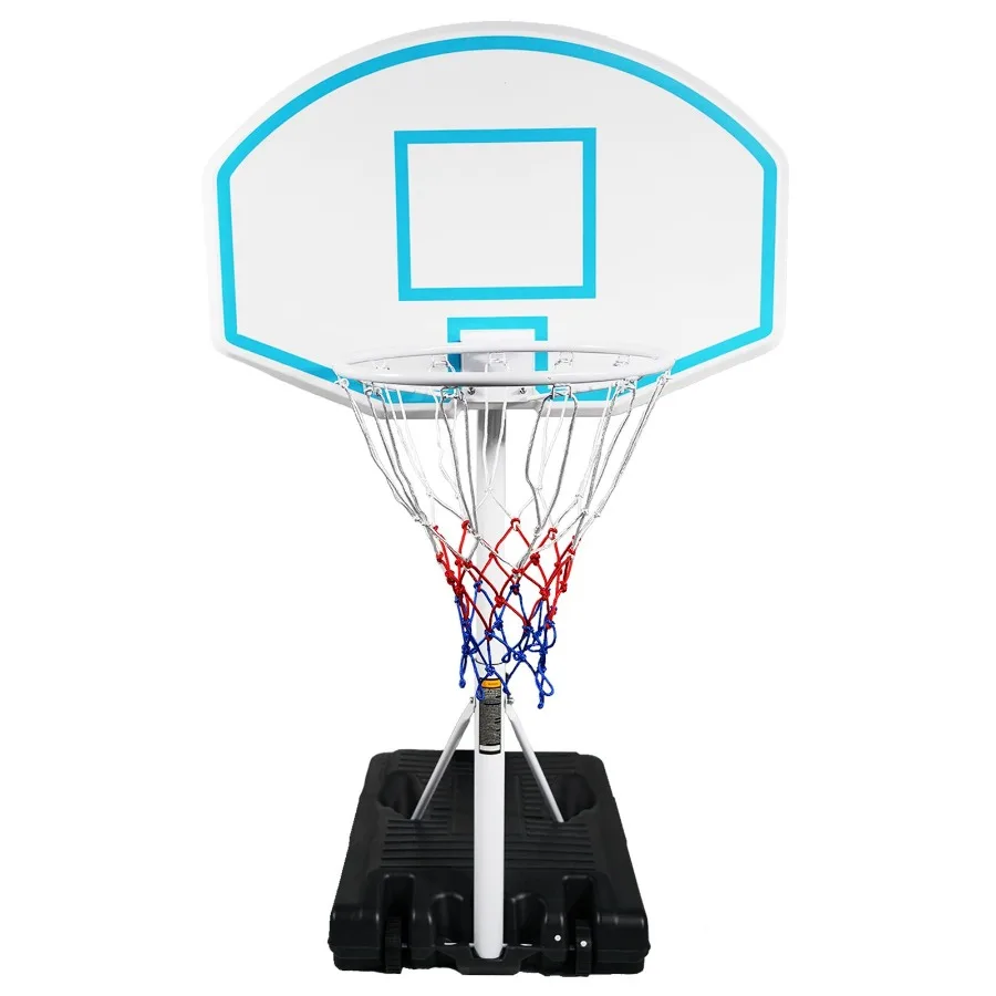 Poolside Basketball Hoop Portable Swimming Pool Basketball System Height Adjustable 3.1ft4.7ft with 36 Backboard for Indoor Out