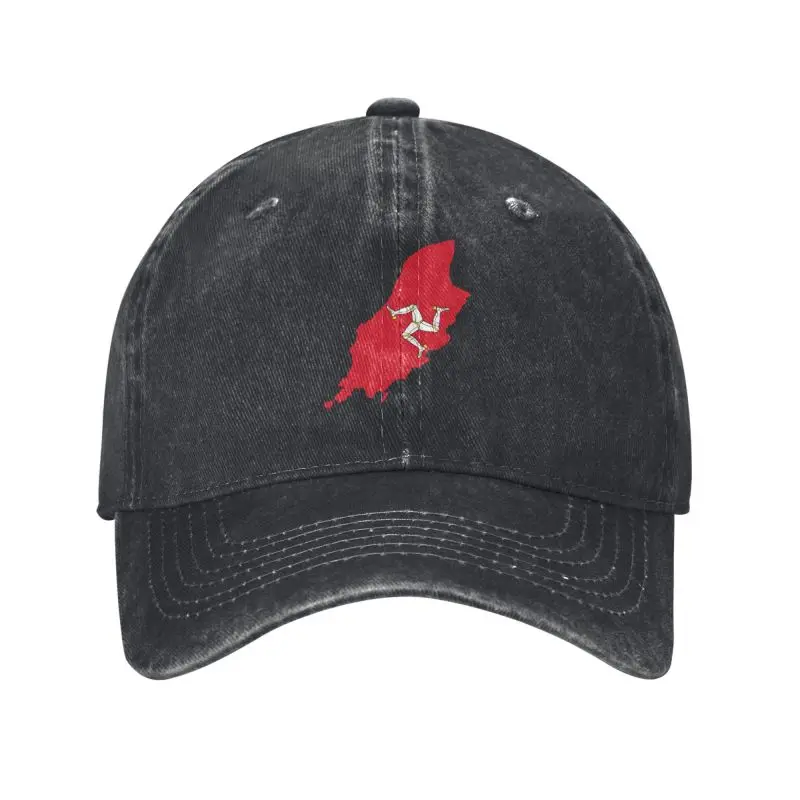 

Custom Flag Map Of Isle Of Man Baseball Cap for Men Women Adjustable Unisex Cotton Dad Hat Hip Hop Snapback Caps