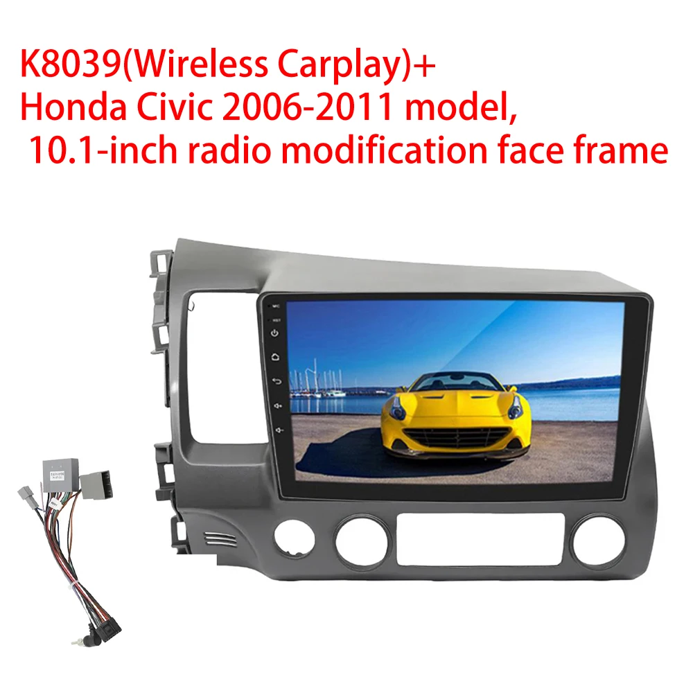

Carplay Android 13 Радио 2 din MP5-плеер 10,1-дюймовая навигационная рамка для модернизации