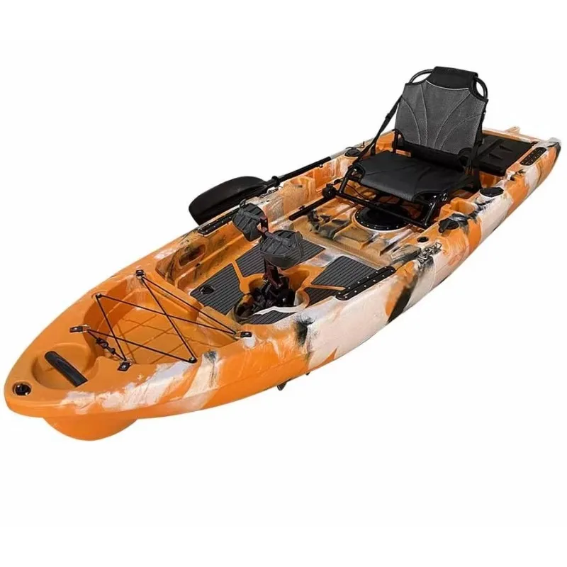 نمط محمول وقابل للفصل لصيد قوارب الكاياك بدواسة الزعنفة مع سطح ثابت