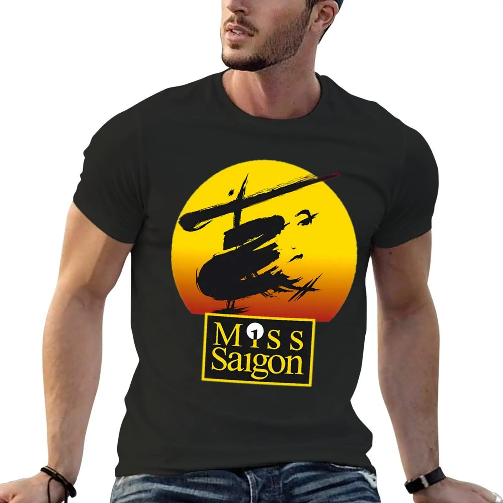 

Miss Saigon \t T-Shirt plus size tops aesthetic clothes Blouse custom shirt mens designer t shirt