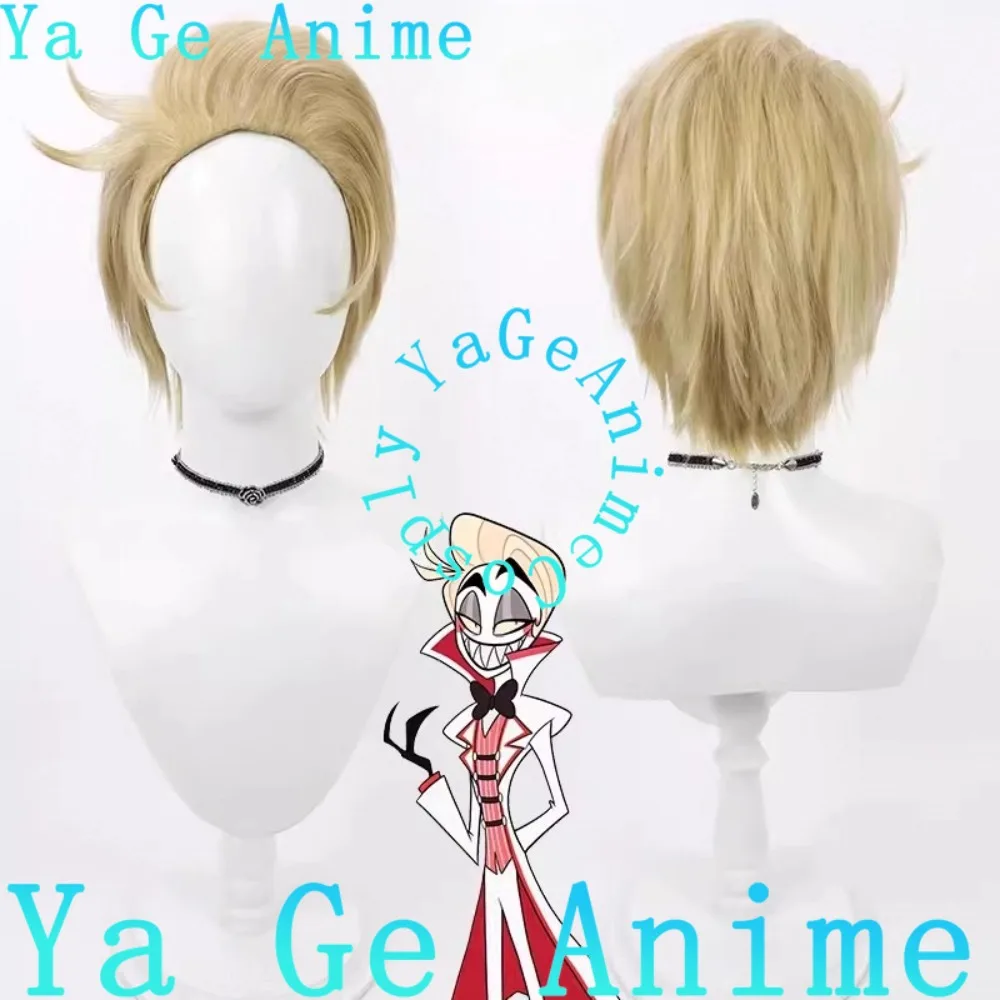 

Синтетический термостойкий парик для косплея Люцифера Морнингстар, в стиле «Отец Резиновая Утка», для аниме, игр, Хэллоуина, карнавала, вечеринок