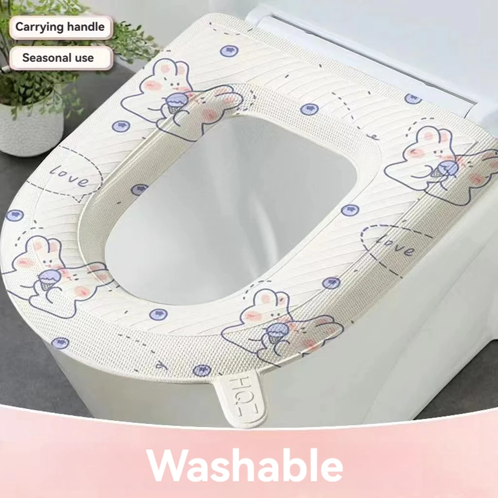 Cartoon Toilet Cushion Cushion Four Seasons Universal Barrels Set Summer Home Sitting Toilet Toilet